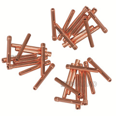 Cross-border argon arc welding copper clip WP17/18/26 tungsten electrode clip 10N24 tungsten needle clip argon arc welding gun sandwich tungsten needle 2.4