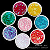 Nail sequins for manicure for kindergarten, toy, slime for contouring, handmade, 12 colors, 3mm