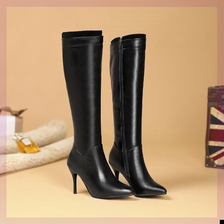 New Autumn and Winter Boots Women's High Heel Pointed Martin Boots Fashion Sexy Thin Heel High Boots