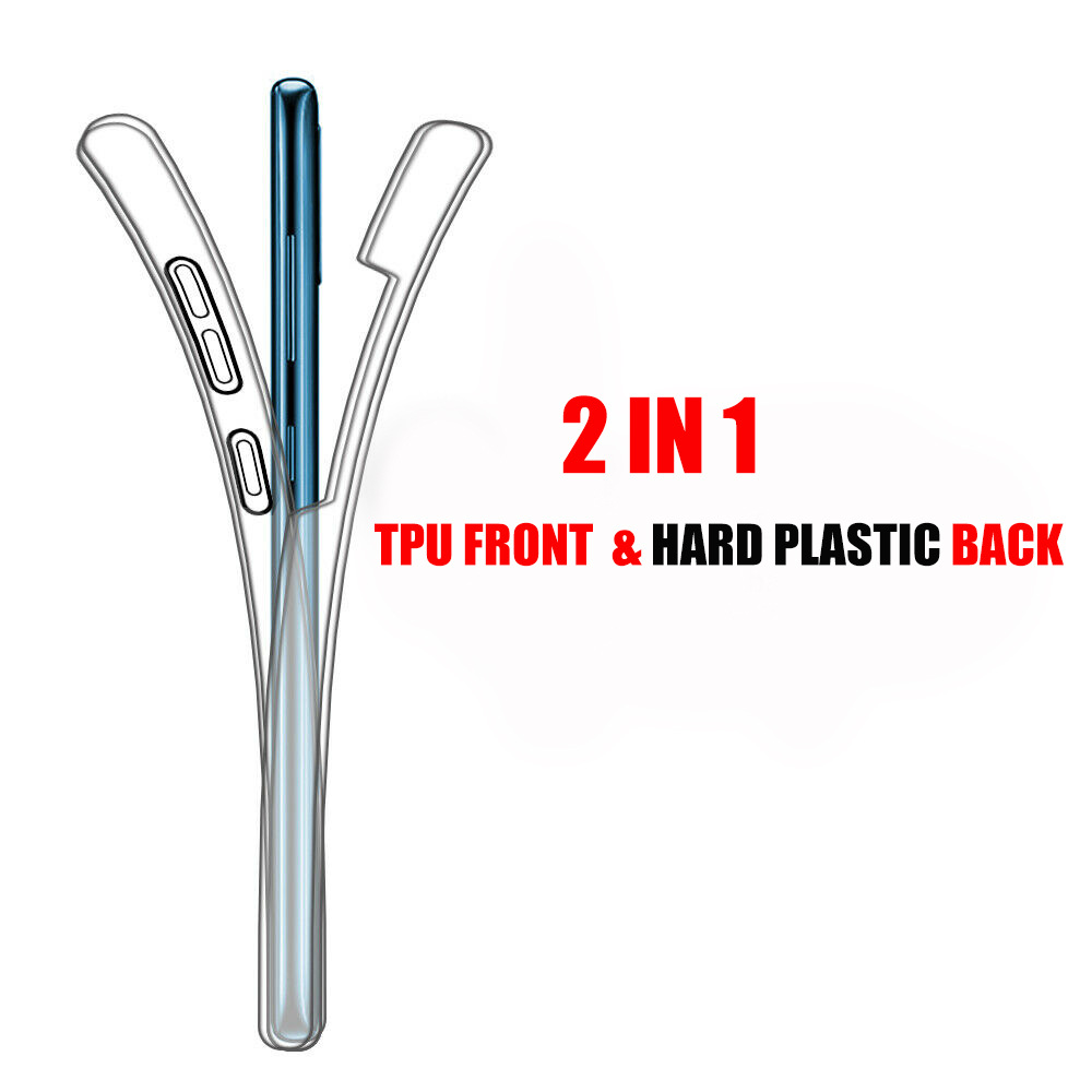 Clear Phone Case 360 Degree Full Protection For Samsung Galaxy_voghion.com