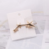 Sophisticated hair accessory, metal pin, hairgrip, European style, simple and elegant design