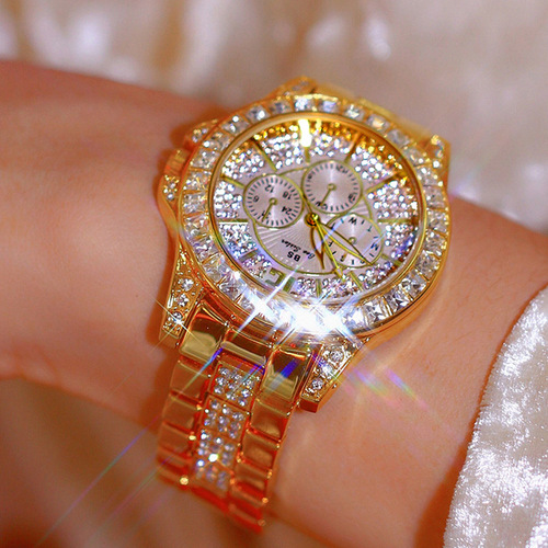 BS new hot-selling Southeast Asian watch manufacturer direct sales foreign trade full diamond luxury square diamond sparkling women's watch FA1158