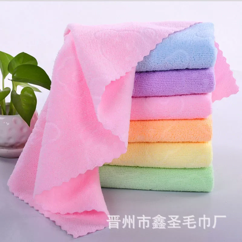 Застойте красочное полотенце из микрофибры с тиснением полотенце для бега Jianghu источник товаров АЗС Ванна Подарки оптом