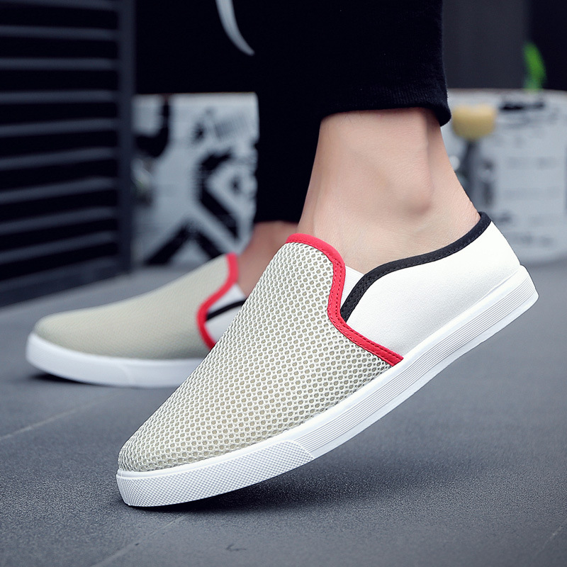 运动鞋板鞋休闲鞋帆布鞋低帮鞋网布鞋半拖懒人鞋潮鞋韩版男鞋