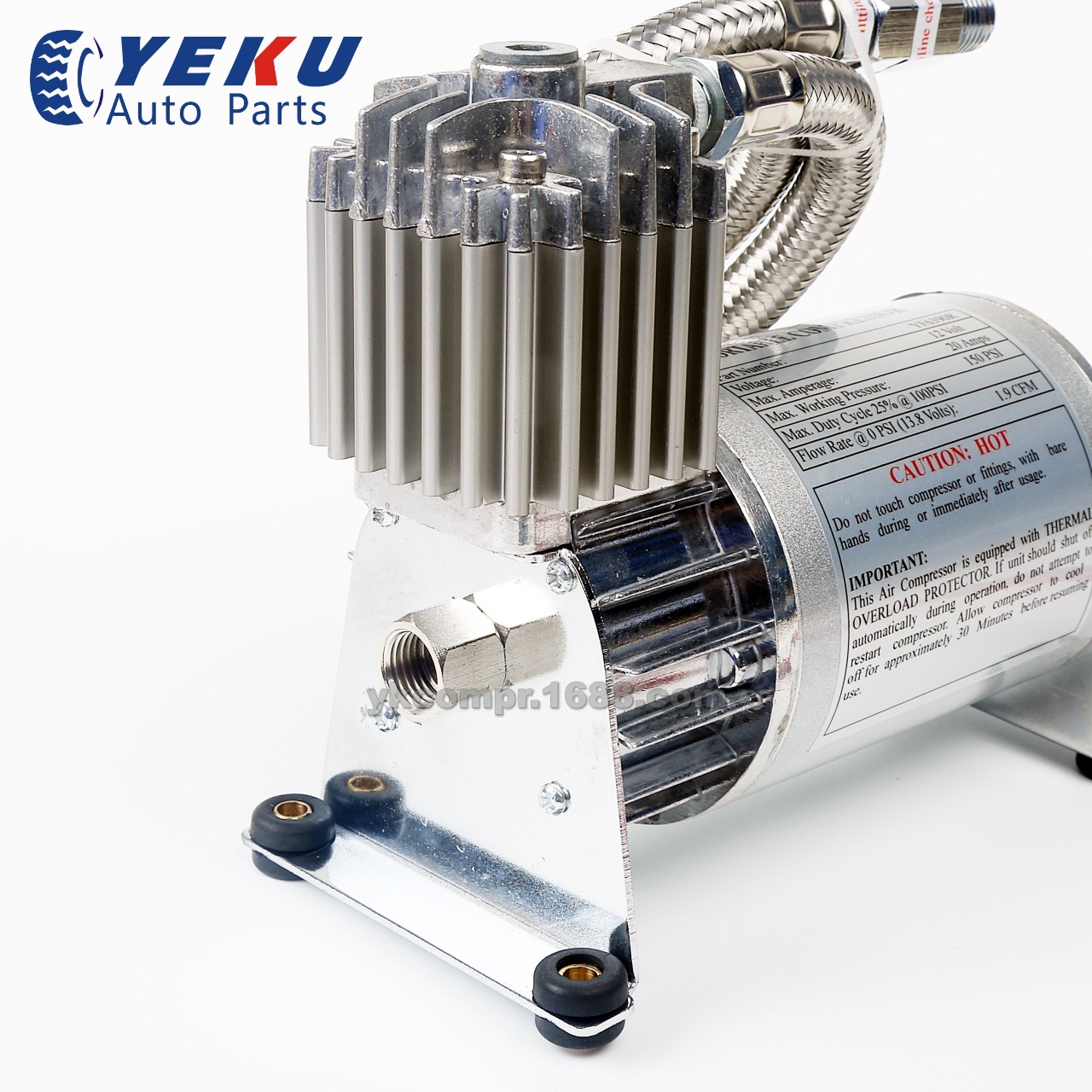 12V150psi车载气泵汽车改装小型空压机气泵