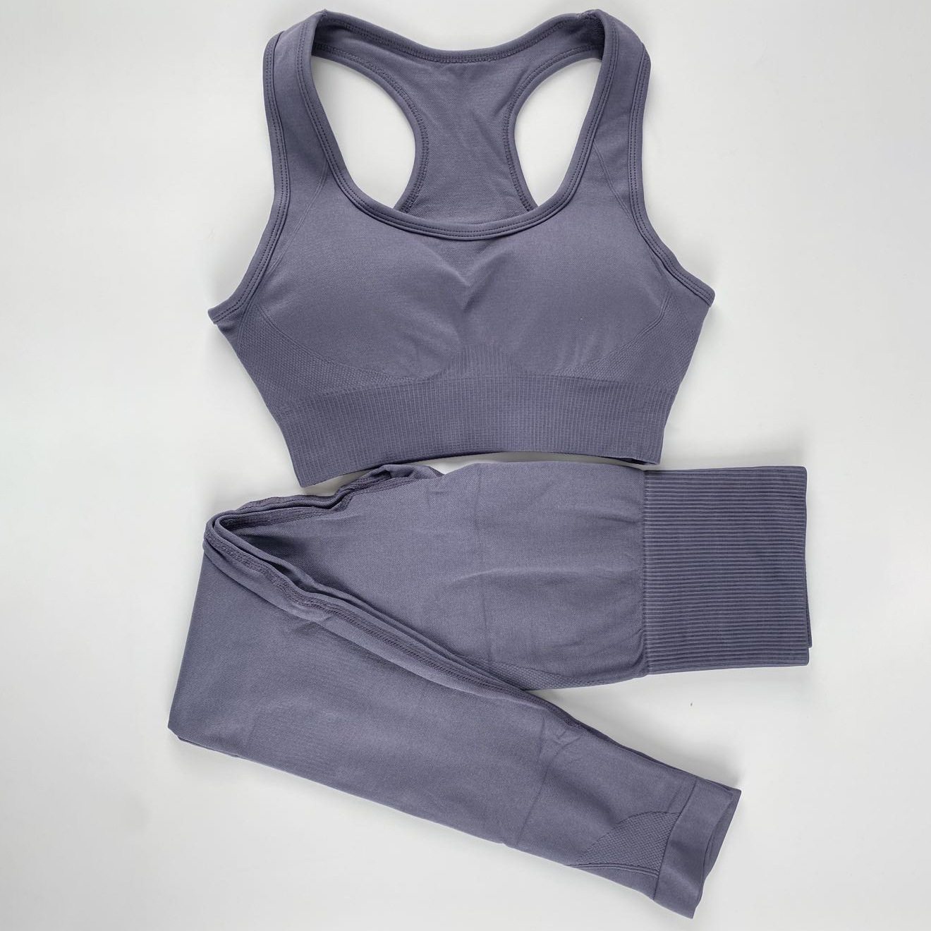 Seamless Knitted Sports Yoga Suit NSNS23587