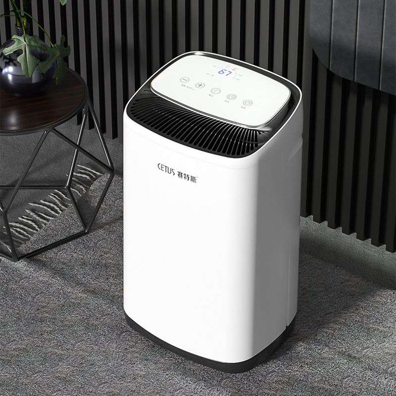 赛特斯除湿机家用卧室地下室除湿器抽湿静音吸湿大功率工业干燥机|ru