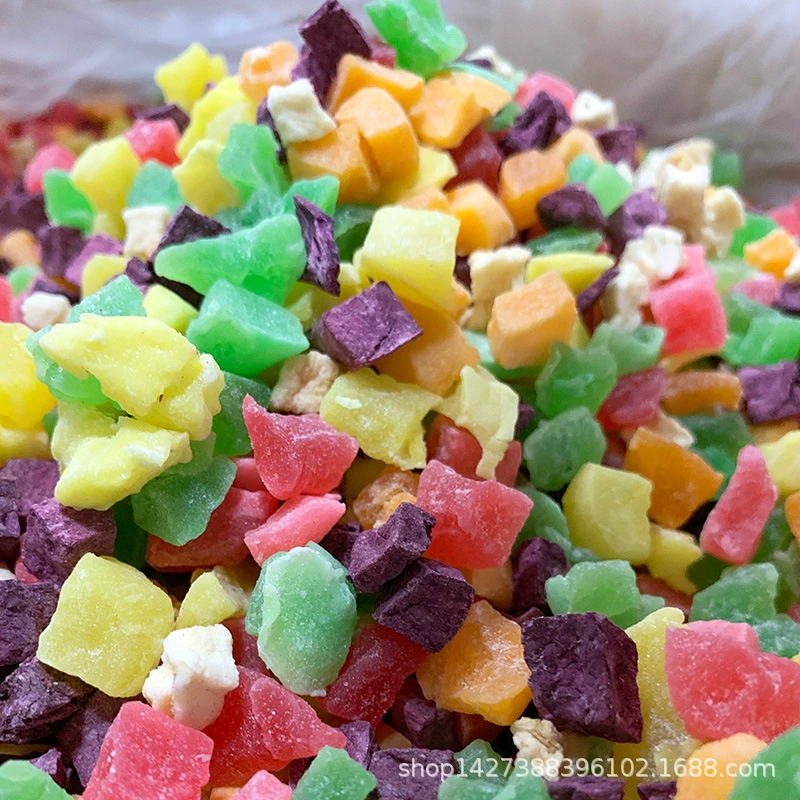 Фруктовый салат для домашних животных, морская свинка, хомяк, смешанная еда, сухофрукты, кролик, шиншилла, закуски для прорезывания зубов, 500 г