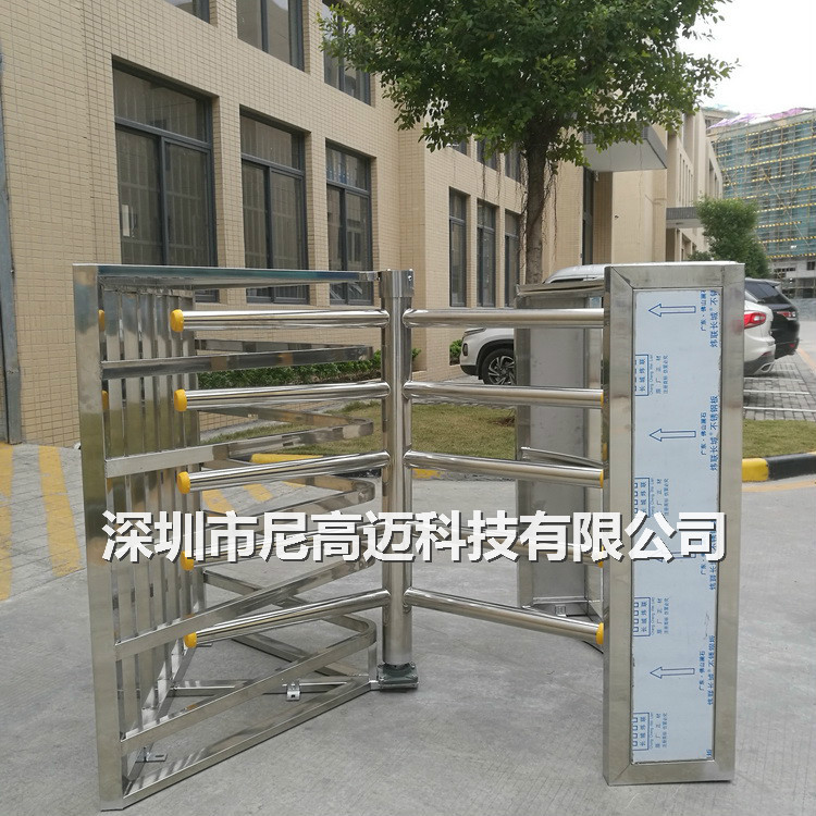 供应超市单向出口门车站单向十字转闸门博物馆单向禁行门手动转闸