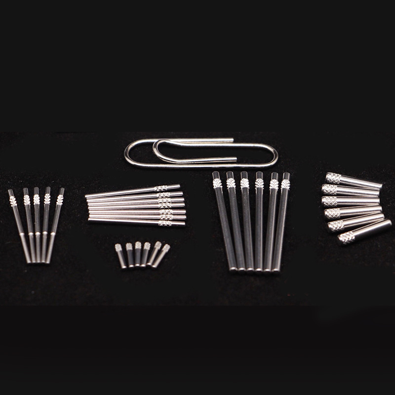 销售广东深圳仪器仪表精密微型滚花网纹轴微型电机泵轴