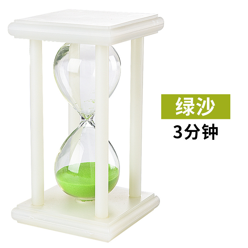 Suministro directo de fábrica temporizador de reloj de arena 3/30 minutos Reloj de arena luminoso resistente a la gota de los niños