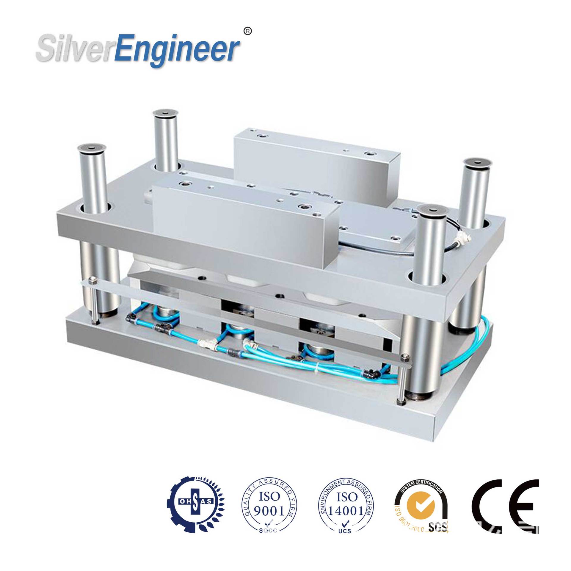 【银工机械】无皱铝箔餐盒航空餐盒模具可封口铝箔容器