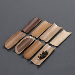 Mirror Polished Zen Retro Bamboo Tea Rules Kung Fu Tea Appreciation Tea Lotus Bamboo Tea Ceremony Accessories Factory Direct Sales