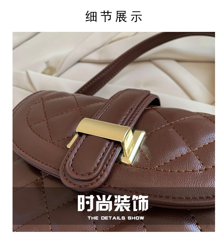 Fashionable One-shoulder Messenger Saddle Bag display picture 7