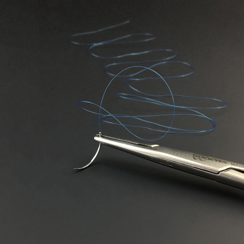 Dental Implant Nylon Suture 4-0 Triangular Round Needle, Pin, Sewing Thread