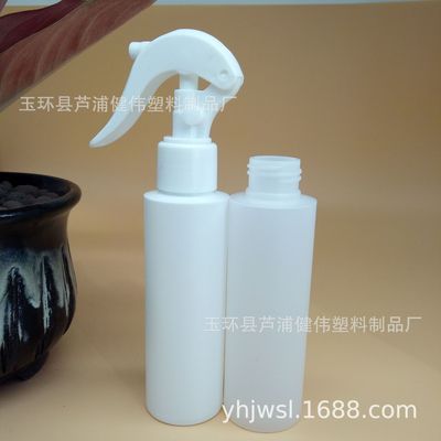 厂家直销100ML白色半透明平肩塑料喷雾瓶HDPE老鼠枪喷瓶喷雾瓶|ru