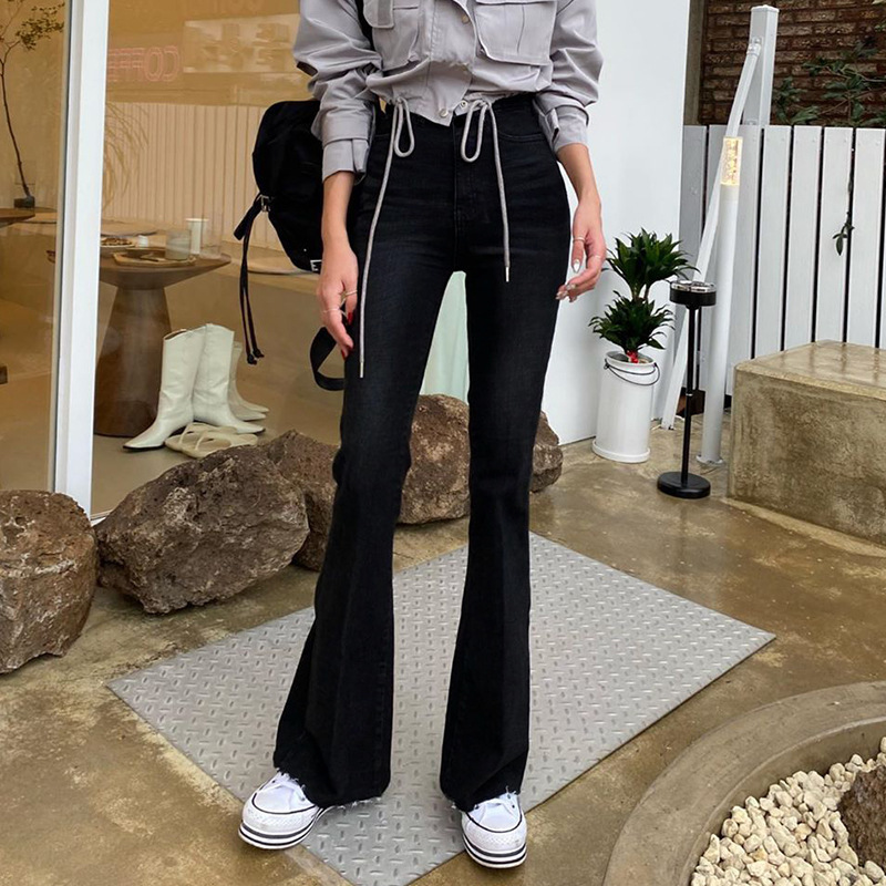 skinny flared denim pants  NSLQ18668