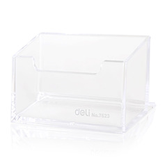 Effortless 7623 Business Card Holder, 90*55mm Large Capacity, Thick Transparent, Simple and Elegant, Convenient to Take