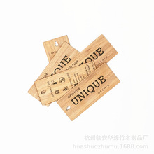 竹制吊牌 多肉花盆服装箱包吊牌 竹木吊牌卡片标签激光镭射丝网印