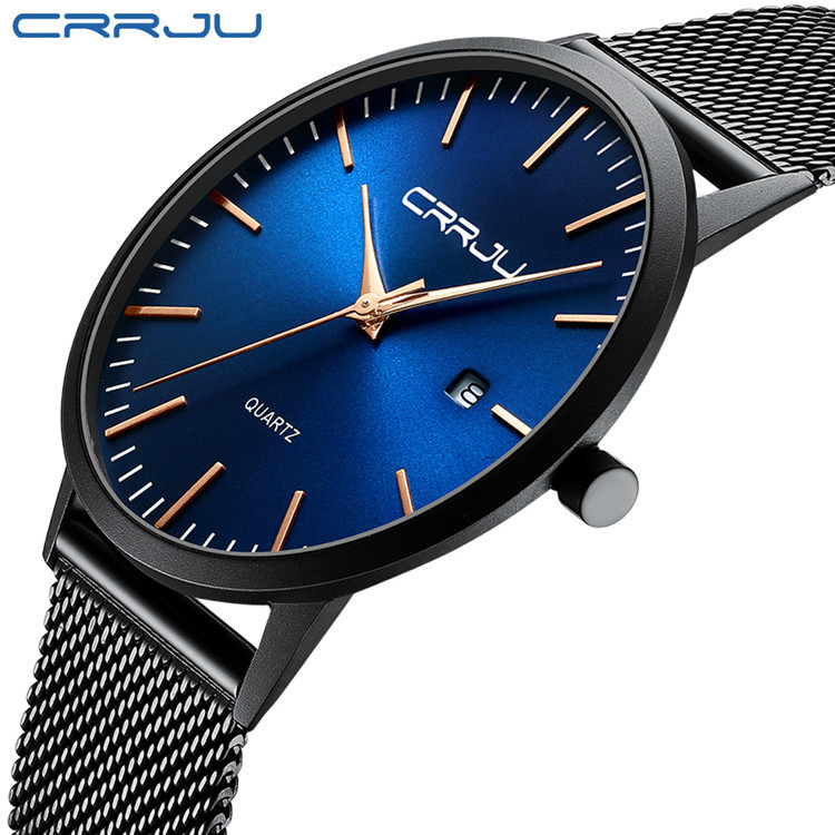 CRRJU/Kajun 2172 Men's Watch Casual Personality Watch Men's Watch Student Watch Simple Ultra-thin Calendar