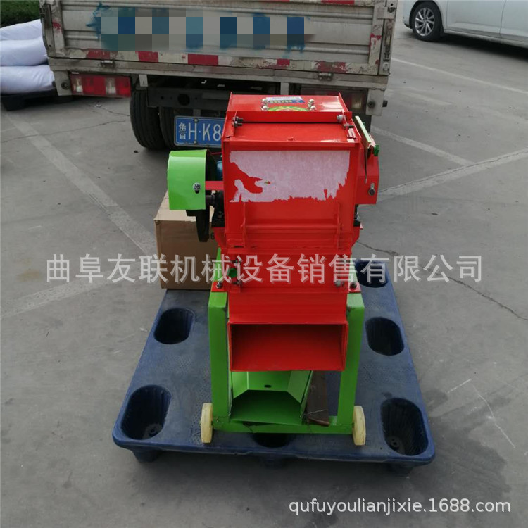 家用干湿秸秆粉碎机 多功能电动碎草机 干湿两用秸秆粉碎揉丝机66