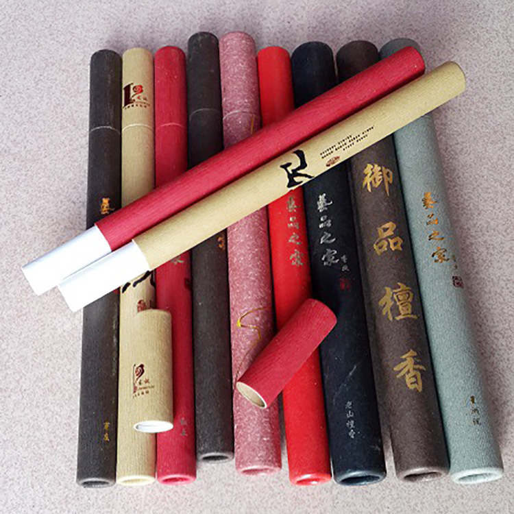 专业生产线香纸筒 厦门线香纸罐 福建纸香罐沉香筒小香罐