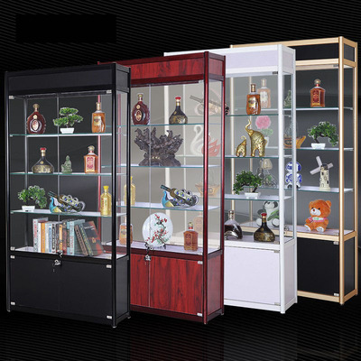 Shenyang Display rack Glass Showcase mobile phone product Smoke cabinet Display cabinet Wine cabinet Showcase vertical Cosmetics wholesale