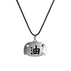 Naruto Animation Necklace Pendant Uchiha Itachi Sascane Cakashi Ten Tail Writing Wheel Eye Sword Necklace