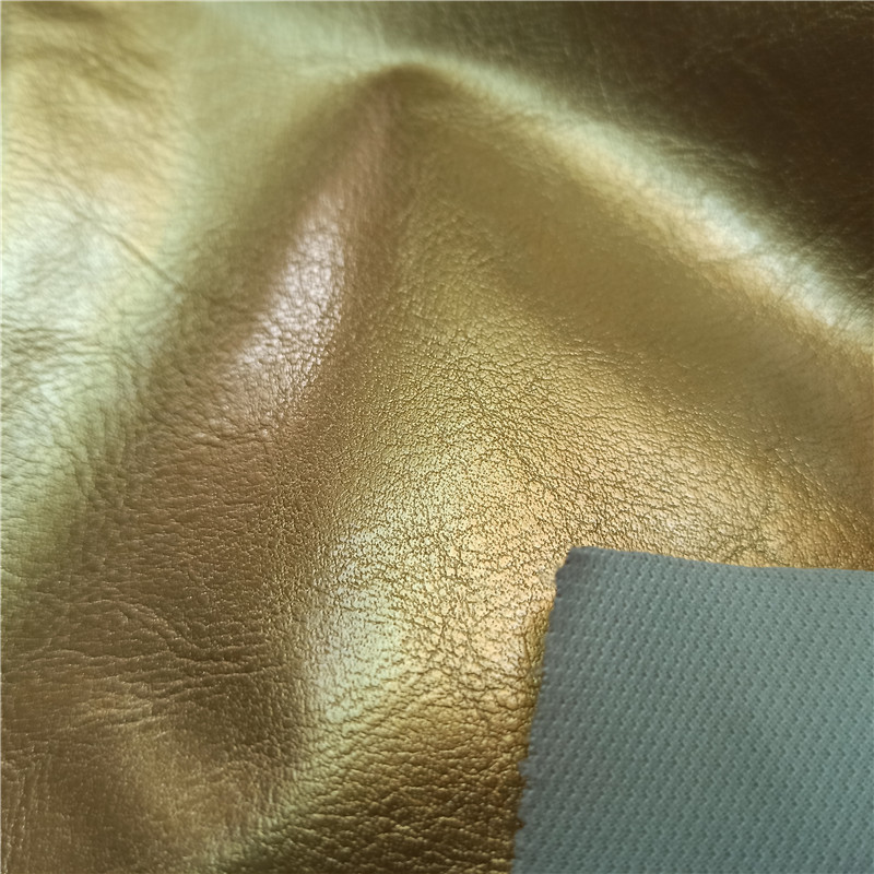 05PU干法干式薄合成革金色包边革耐刮拳击手套体育用品皮革