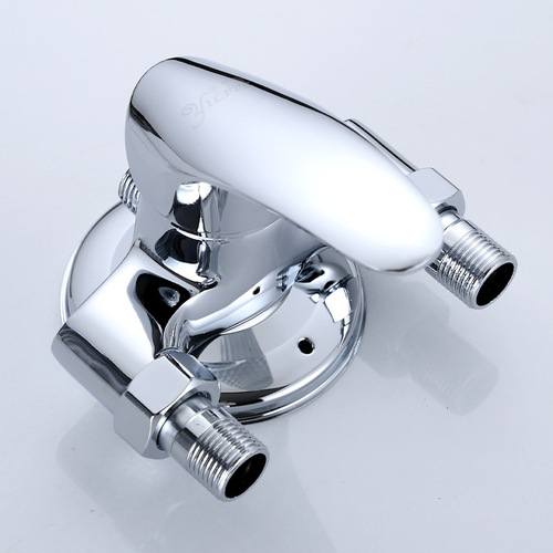 Copper Ming Install Mixed Water Valve Shower Head Set Solar Heater Mixed Tap Surface Mount Shower Head