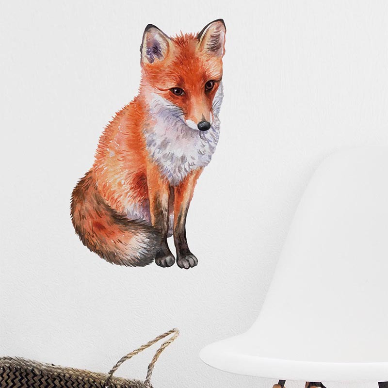 Casual Vacation Fox Pvc Wallpapers Wall Art display picture 2