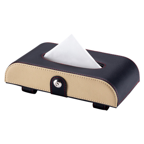Factory Wholesale Car Travel Tissue Box Creative Car Napkin Box Car Mount Sunshade Sky Window Tissue Box Cover