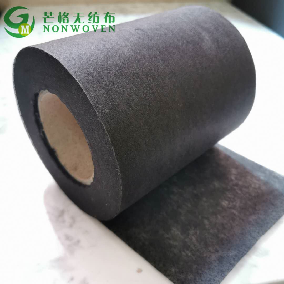 厂家直供 活性炭布活性炭口罩布活性炭无纺布 除味炭布黑色无纺布