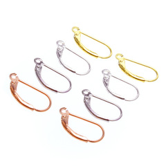 925 Pure Silver French Ear Hook DIY Pure Silver Jewelry Accessories French Ear Hook D-Shaped Clasp Jewelry Accessories Wholesale