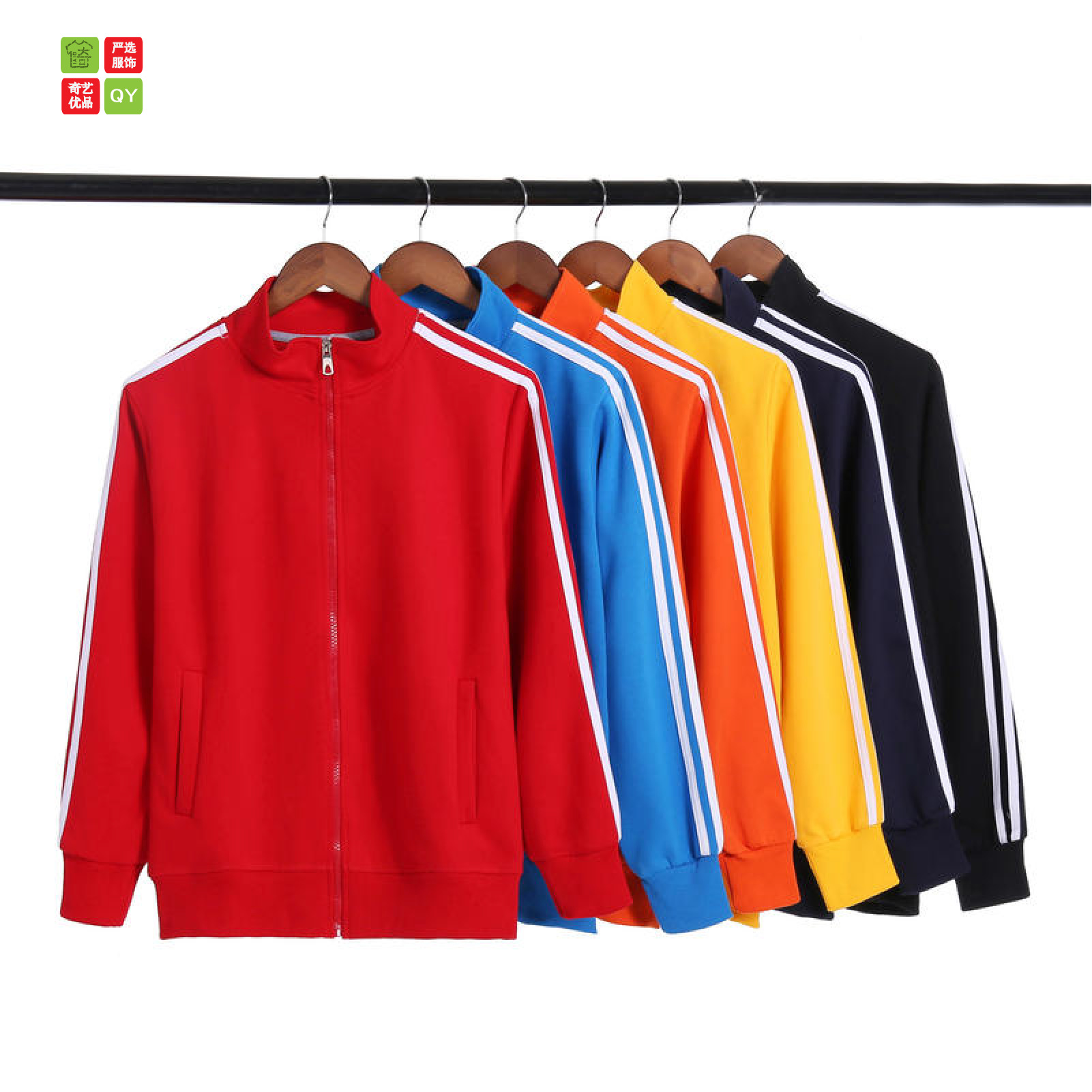 factory Direct T-shirts Stand collar Sweater customized logo enterprise coverall T-Shirt Class clothes Wholesale custom