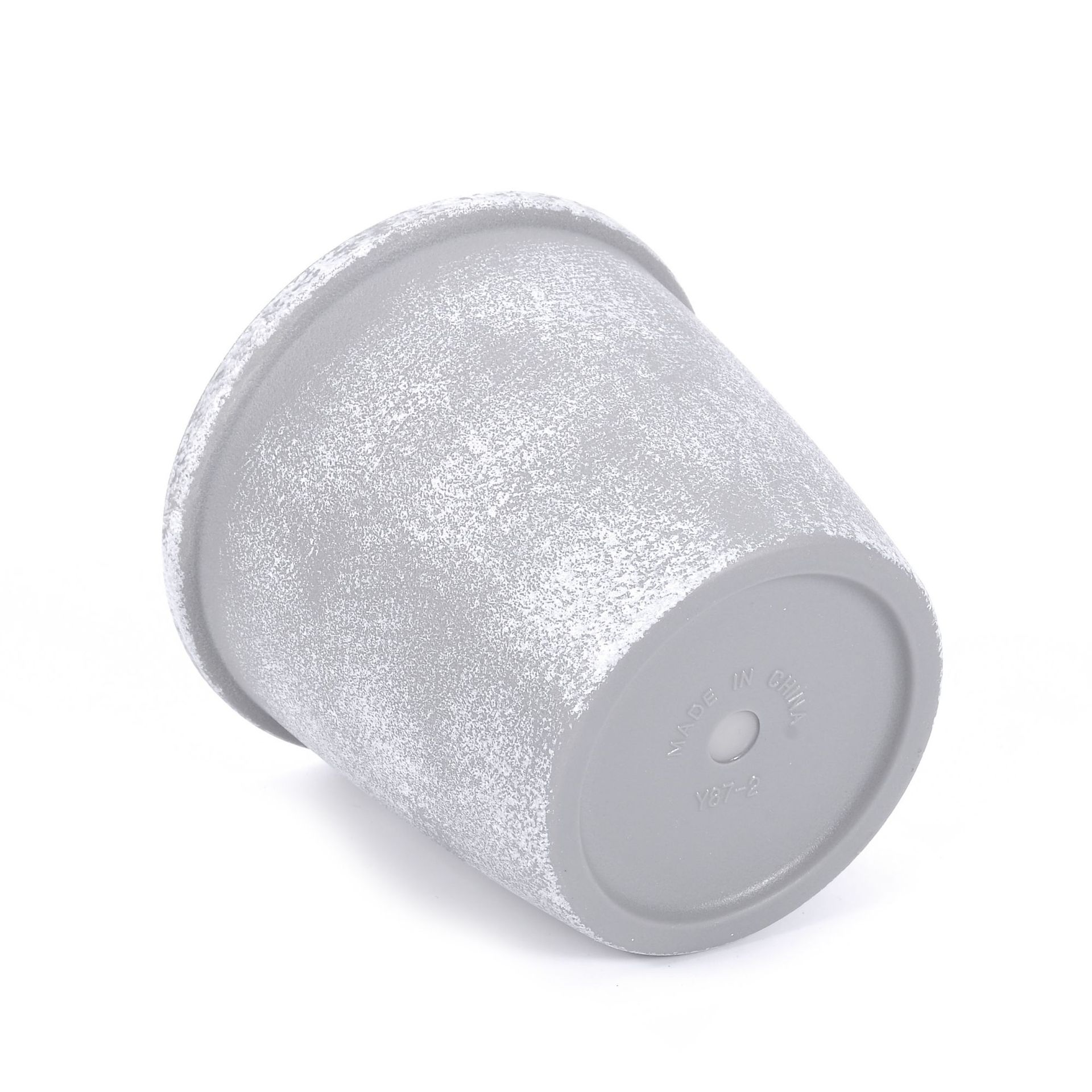 The manufacturer supplies simple Nordic retro cement round thick-mouthed tabletop potted green plant POTS and succulent flower POTS detail image 4