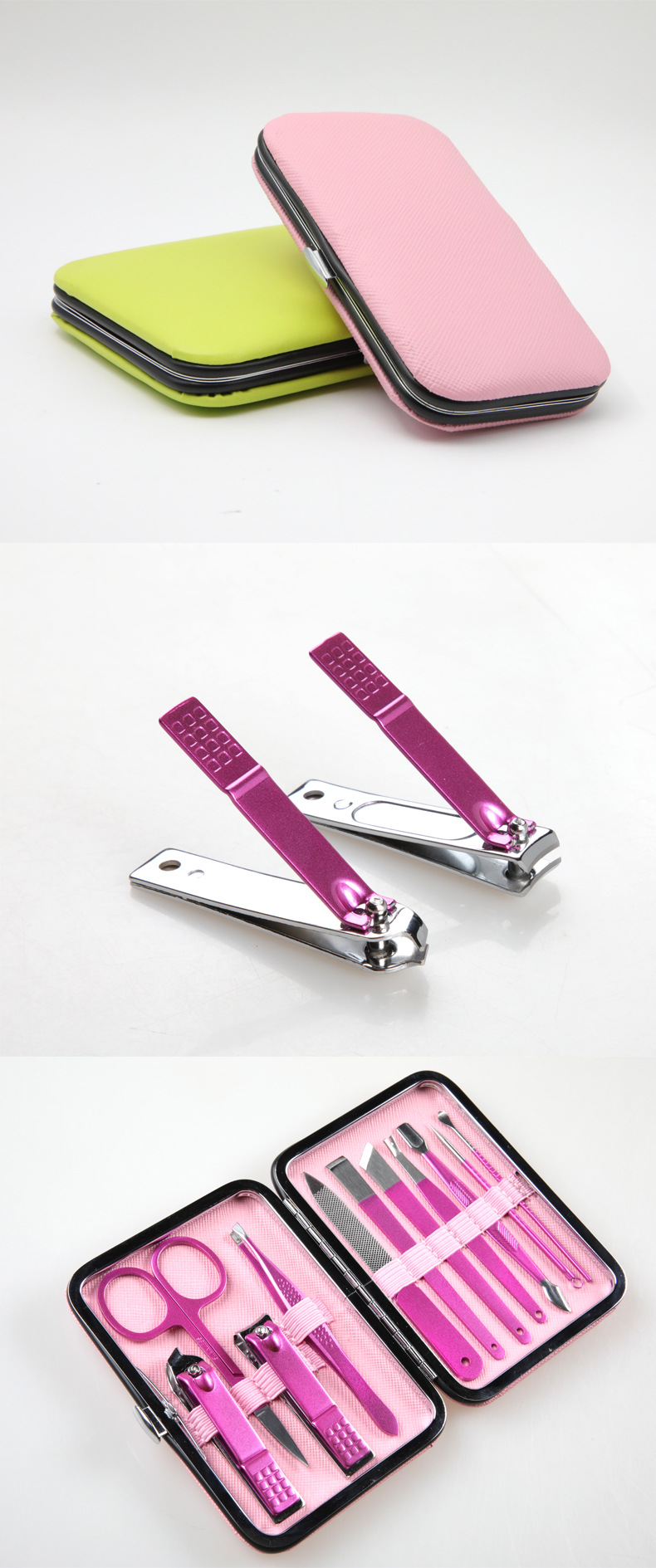 Manicure set, nail and pedicure tools, eyebrow trimmer