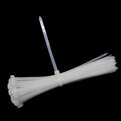 廠家批發尼龍紮帶4*350mm捆綁帶黑白色自鎖式紮帶塑料紮線束線帶