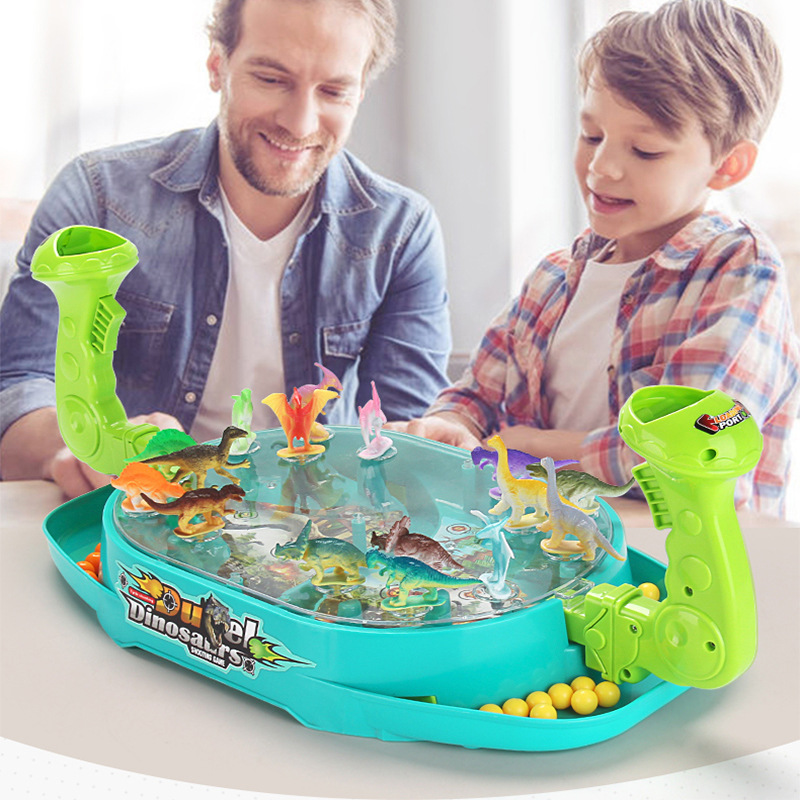 儿童桌上游戏台桌游玩具亲子益智互动双人对战足球恐龙男孩跨境