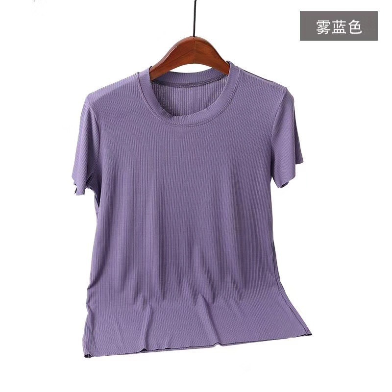 T-shirt femme MANMO en Modal - Ref 3433955 Image 11