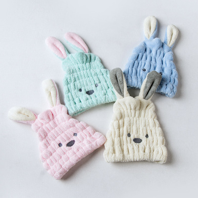 Manufactor Direct selling Dijin Coral Dry hair cap Cartoon animal lovely children Dry hair cap water uptake Dry hair cap wholesale