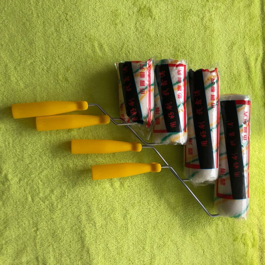 鑫涛耐溶剂耐腐蚀不掉毛滚筒刷4寸6寸8寸加厚长毛尺寸足厂家批发|ms