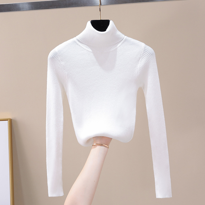 Sweater Tops Type Women's Sweater Long Sleeve Sweaters & Cardigans Casual Solid Color