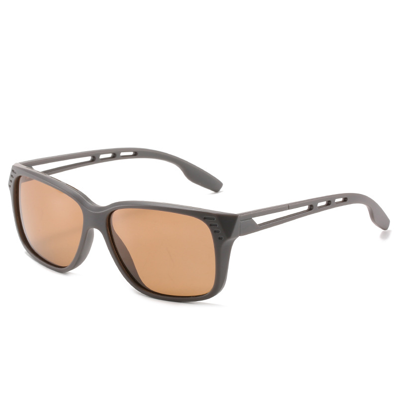 Nuevo marco completo deportes gafas de sol polarizadas hombres de conducción gafas de sol huecas ventas directas de la fábrica transfronteriza