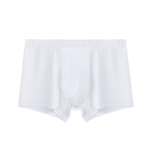 Men's underwear, men's boxer briefs, ice silk seamless one-piece, breathable, sexy, large size, youth trendy boxer shorts