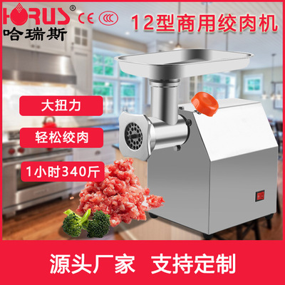 new pattern 12 Type meat grinder Electric Desktop Mincer Stainless steel meat grinder Chopper Enema machine