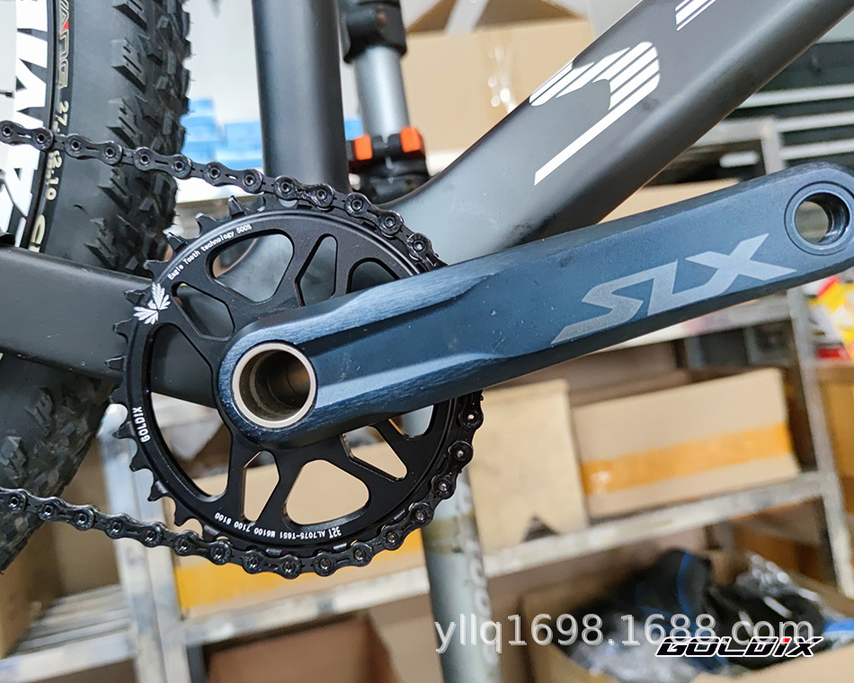 BURGTEC 32T チェーンリング SHIMANOダイレクトマウント BURGTEC＊オーバル ワイド＆ナロー チェーンリング - スポーツ