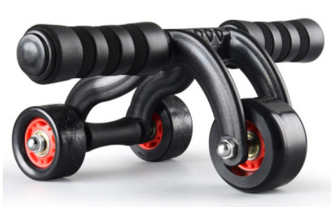 多功能巨轮健腹蛙式三轮健腹轮腹肌轮滚轮健身轮家用健身器材