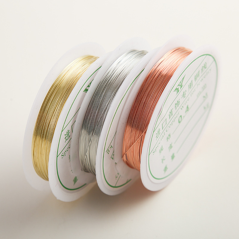 diy brooch material Jewelry wire copper wire shaping wire soft wire bracelet beaded lead Wholesale