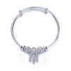 Women's bracelet, adjustable fresh silver bracelet, fashionable jewelry, accessory, internet celebrity
